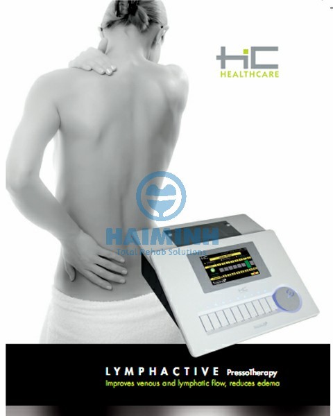 Máy nén ép trị liệu kết hợp 8 chuỗi chương trình lần lượt có giao diện Tiếng Việt